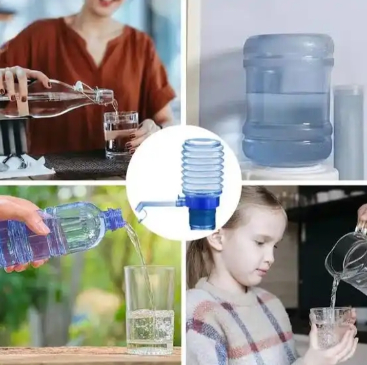 Drinking from Water Dispenser 