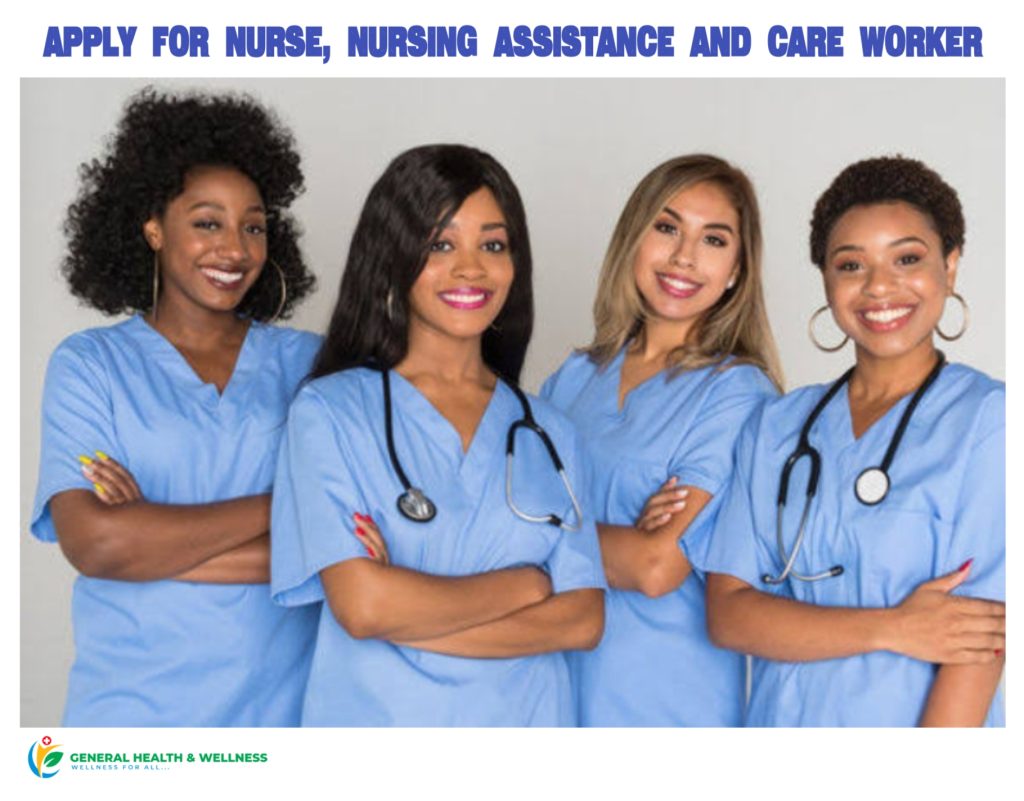 Apply For Nurse And Care Health Workers
